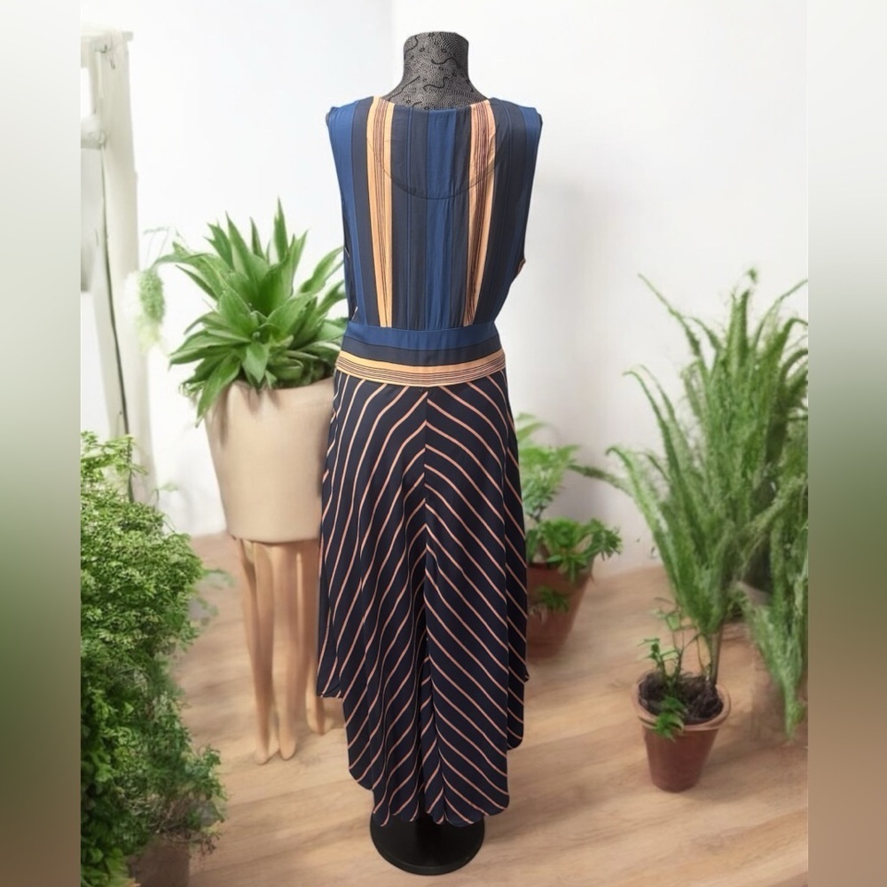 Anthropologie Maeve Atalanta Front-Tie Dress size M - Picture 6 of 14